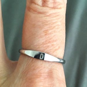 Letter Rings For Women Men Stainless Steel Jewelry / NEW